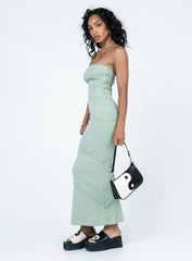 Oscar Midi Dress Sage Green