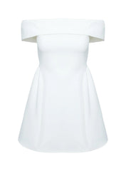 Main Character Strapless Mini Dress White