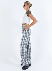 Archer Pants Grey Plaid