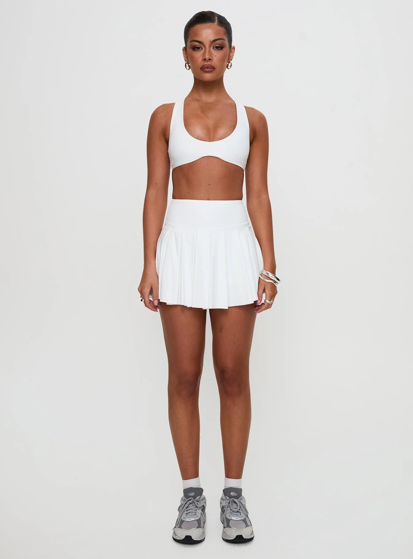 Pulse Active Halter Crop White