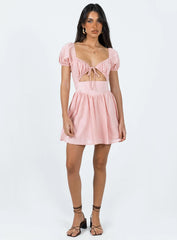 Caria Mini Dress Dusty Pink