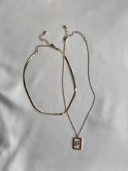 Mani Serpent Necklace Gold