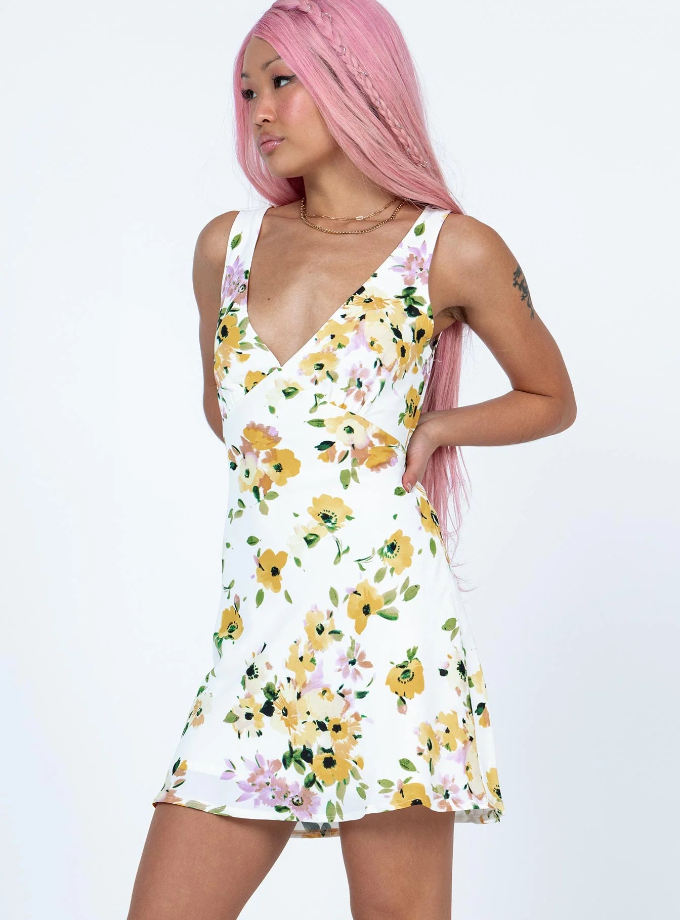 Nellie Mini Dress Multi Floral