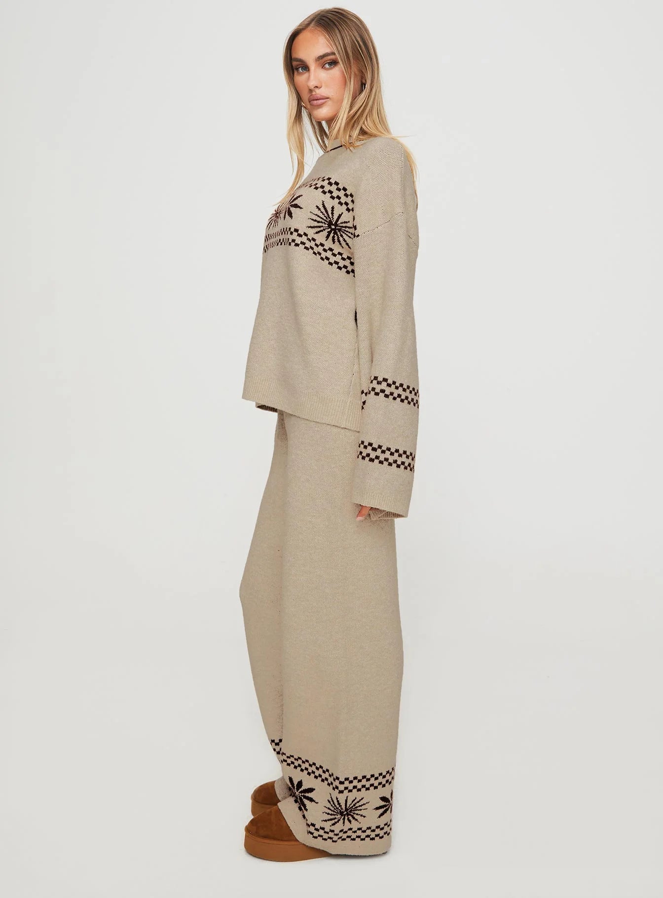 Anok Star Pants Brown / Cream