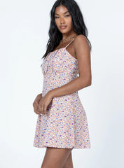 Season Of Love Mini Dress Orange