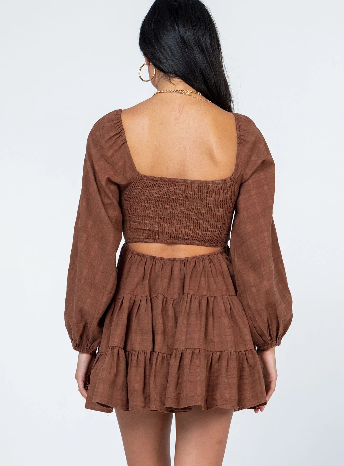 Campbell Mini Dress Brown