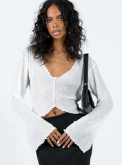 Hawksley Long Sleeve Top White