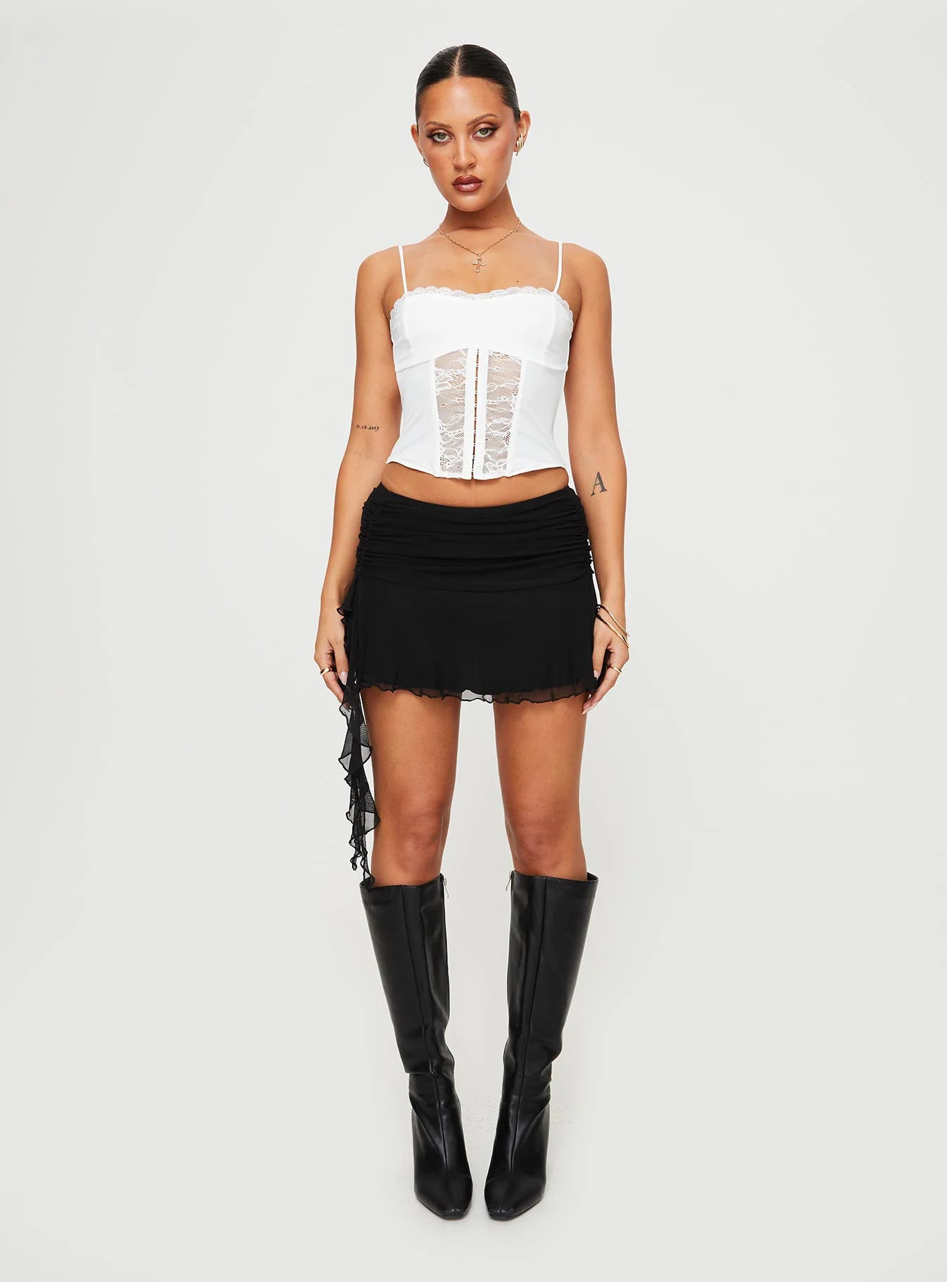 Coletto Corset Top White