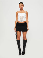 Coletto Corset Top White