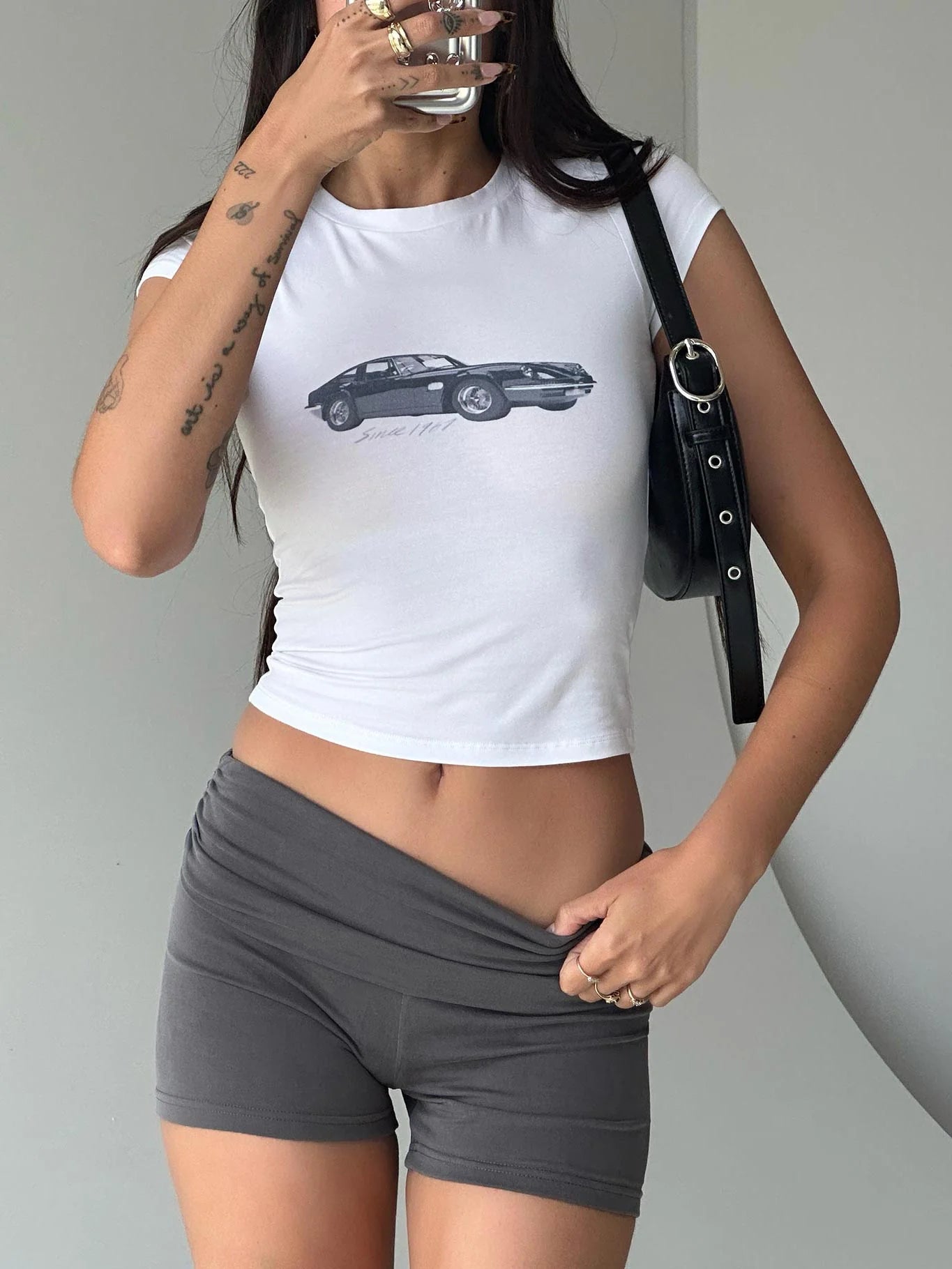 Vintage Car Top White
