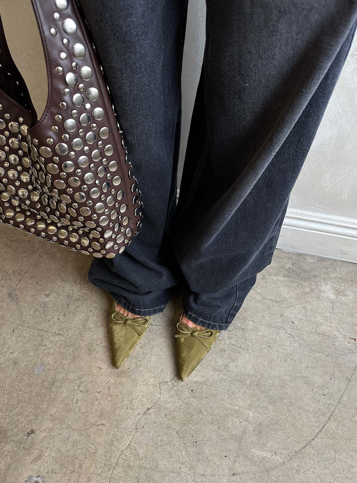 Unrivaled Pointed Toe Faux Suede Heels Green