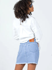 Giannia Denim Mini Skirt