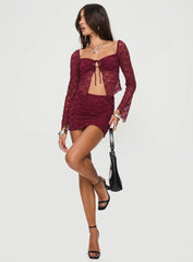 Camdyn Set Burgundy