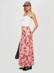 Vespera Maxi Skirt Pink
