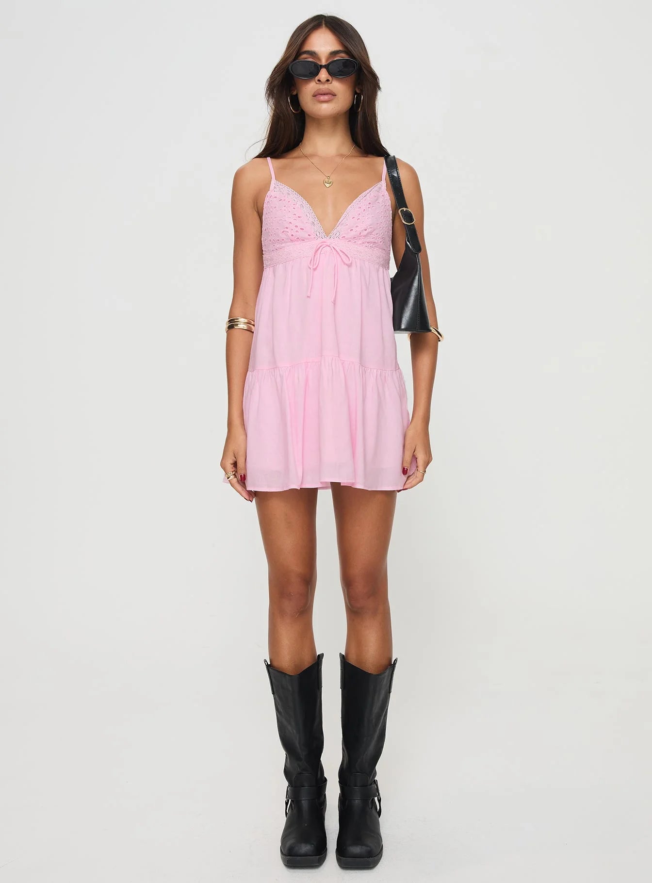 Nicoletta Mini Dress Light Pink