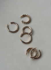 Ponnette Earring Pack Gold