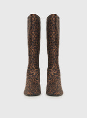 Billini Jovie Knee High Boots Leopard