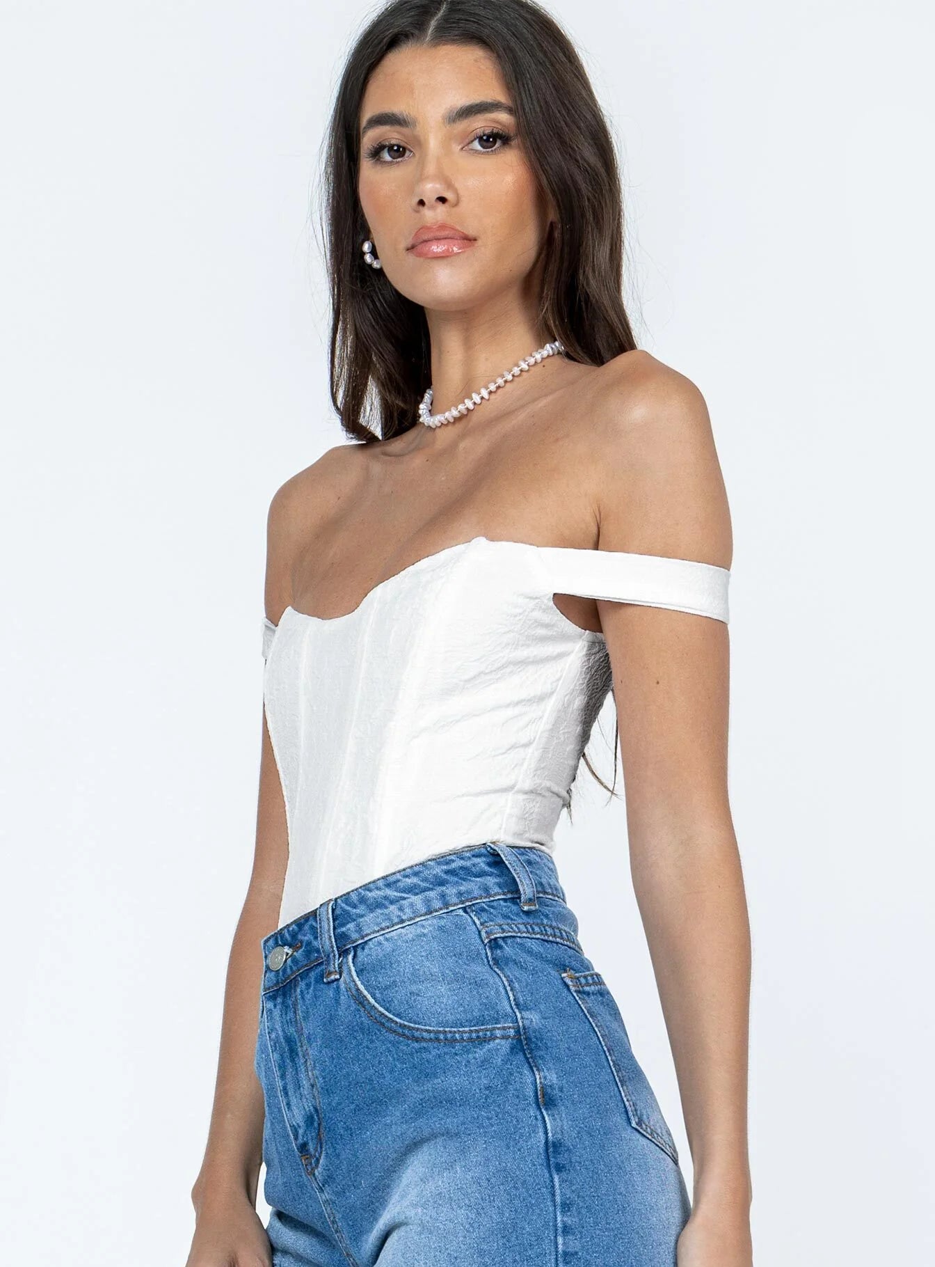 Kiandra Bodysuit White