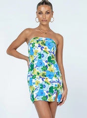 Genevievia Mini Dress Blue