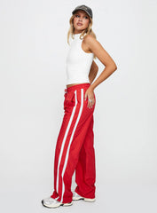 Keli Track Pants Red / White