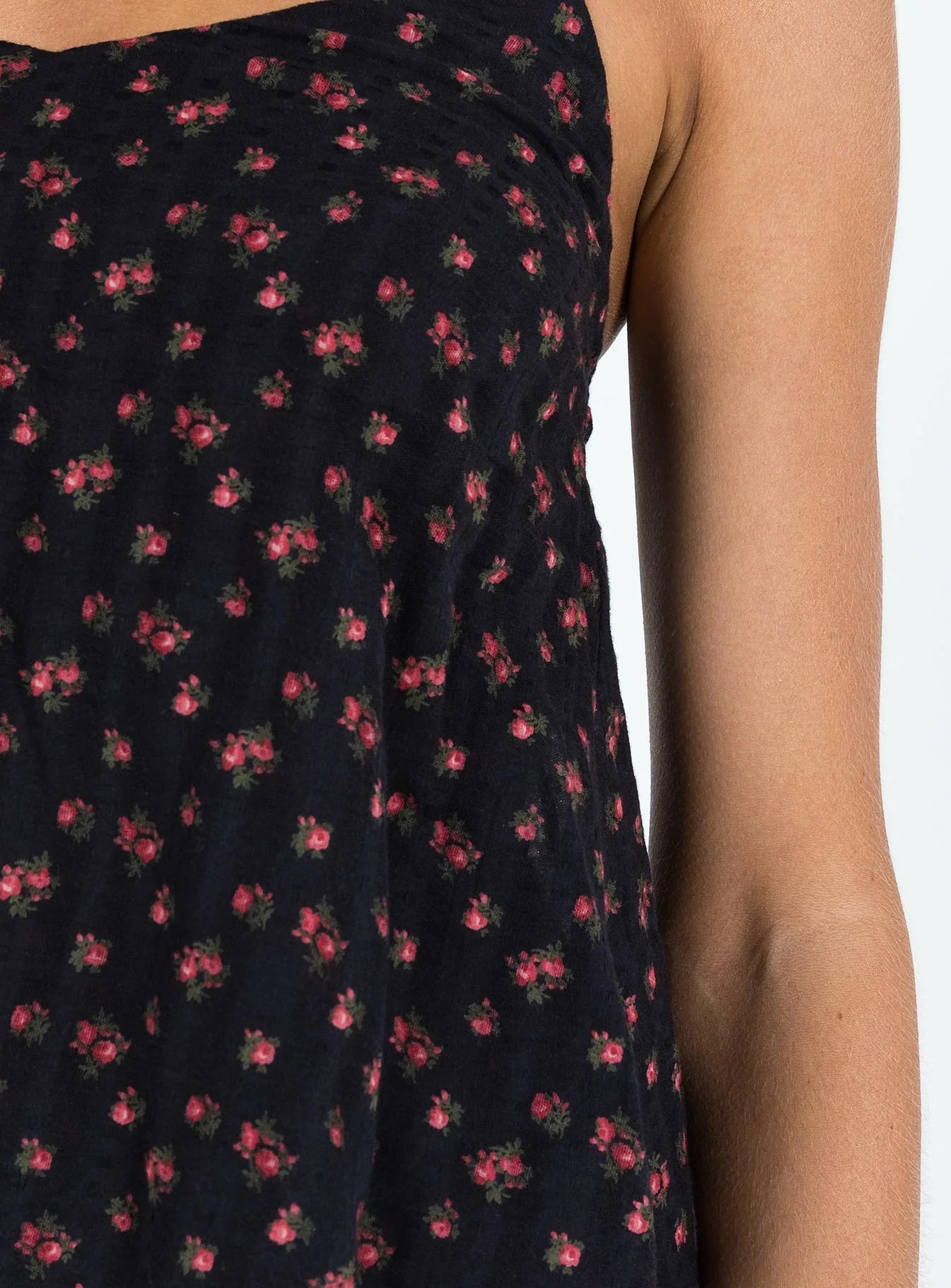 Deva Floral Romper Black Multi
