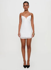 Emilee Mini Dress White
