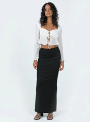Kenney Long Sleeve Top White