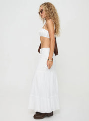 Arla Broderie Maxi Set White