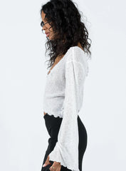 Hawksley Long Sleeve Top White