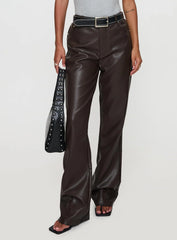 Nolene Low Rise Pants Chocolate