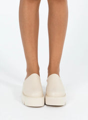 Marcie Slide On Flats Cream
