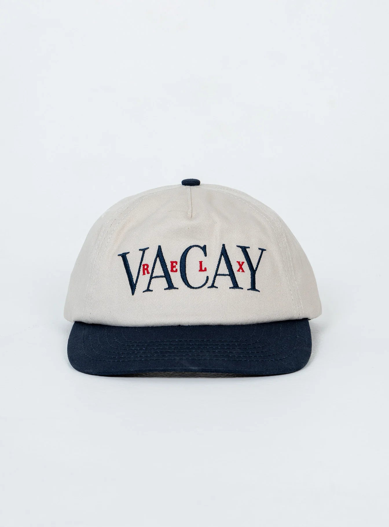 Vacay Hat Cream / Navy
