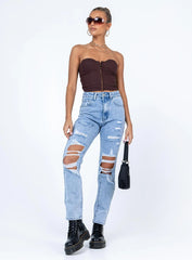 Oakdale Top Brown