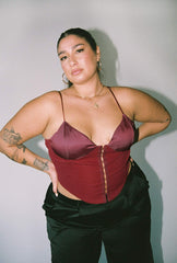 Palisade Corset Top Red Curve