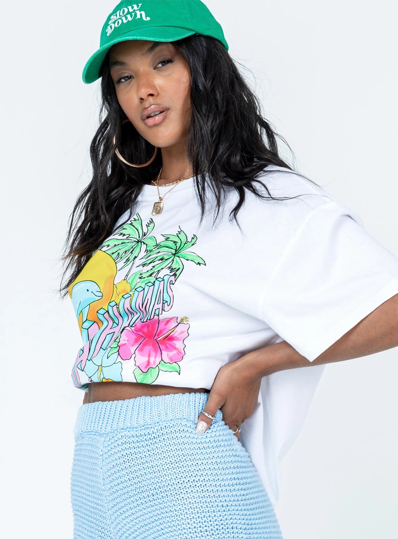 Bahamas Tee White