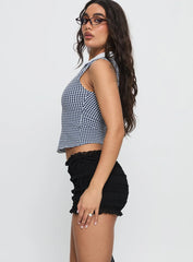 tessabelle shirred bloomer shorts black