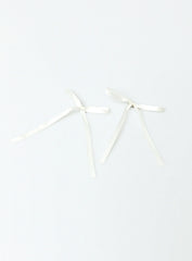 Dee Hair Bows White