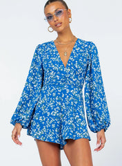 Atlas Romper Blue Floral