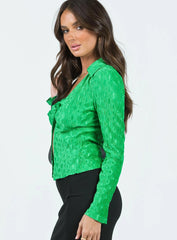 Arminger Long Sleeve Top Apple Green