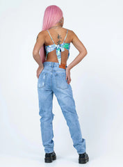 Rheannon Straight Leg Denim Jeans