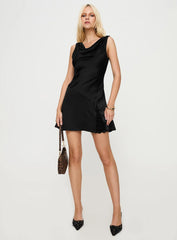 Old Money Mini Dress Black
