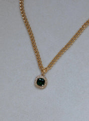 Kaye Necklace Gold / Green