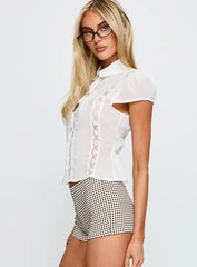 Loisee Blouse Top Cream