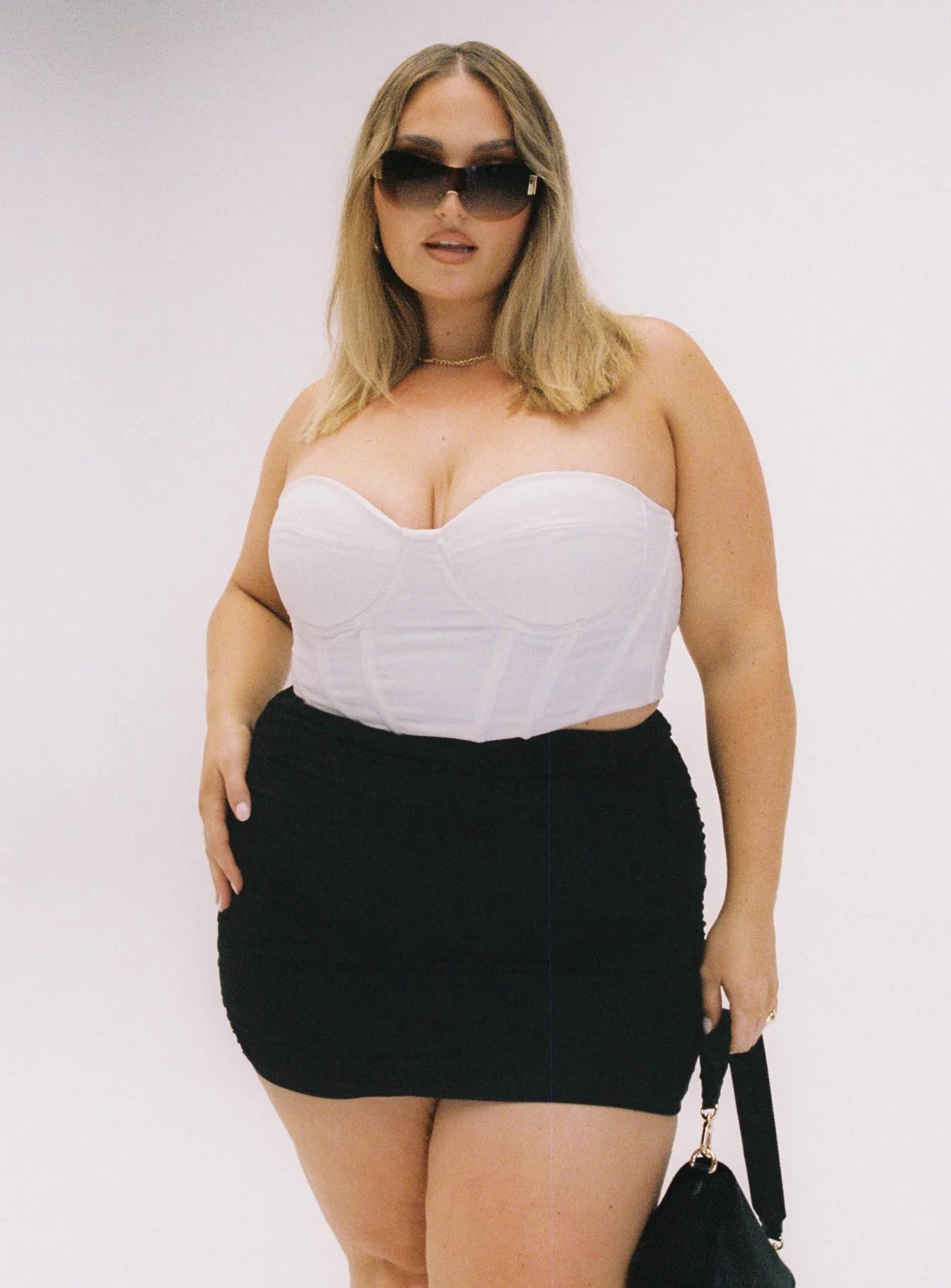 Endless Love Corset Top White Curve