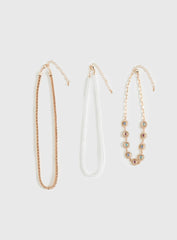 Keep Dreaming Layered Necklace Gold