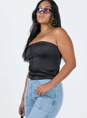 Bateson Strapless Corset Black