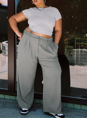 Archer Pants Light Grey Curve
