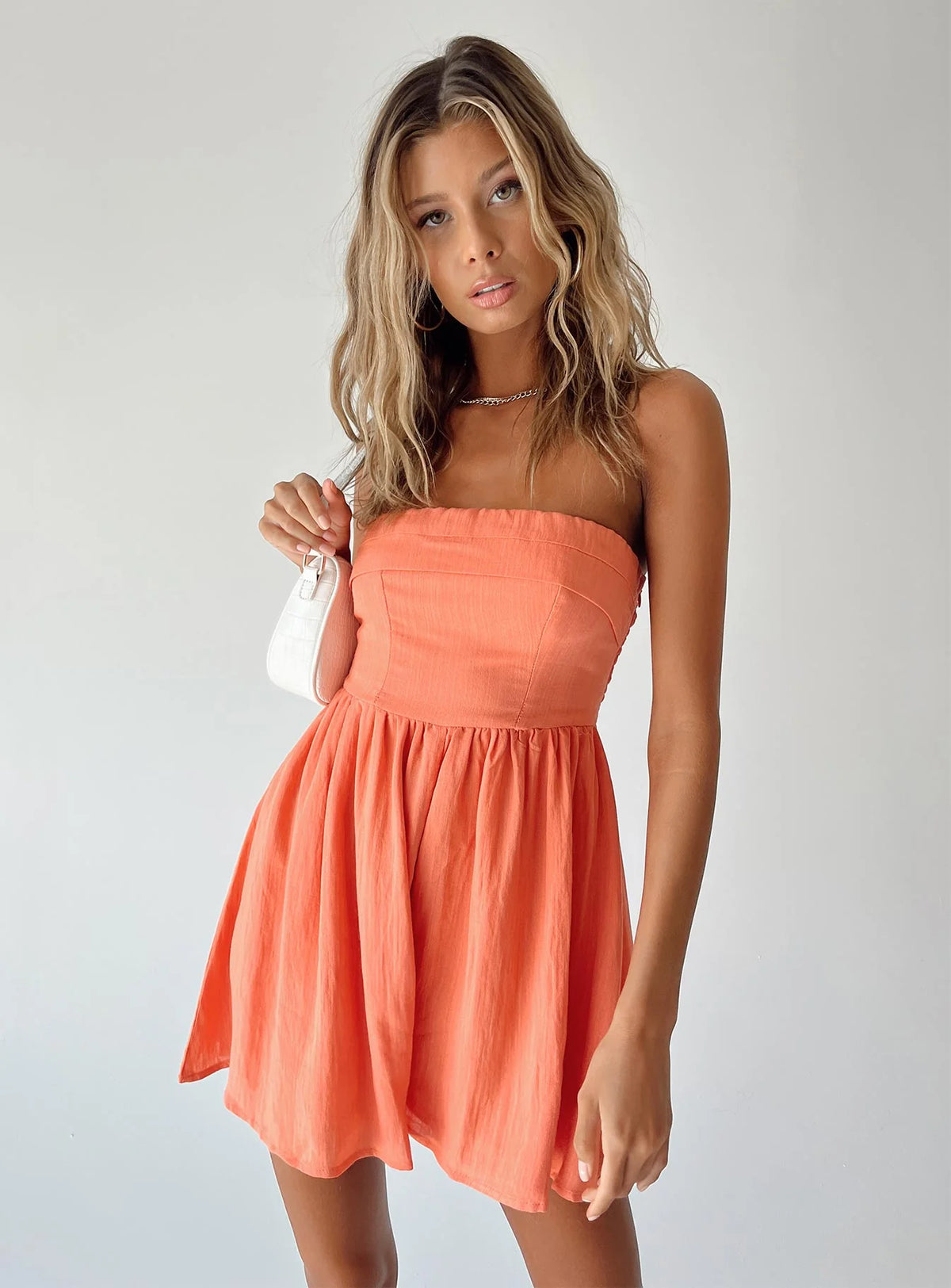 Kehlani Romper Orange
