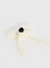 Bellarosa Lace Bow White