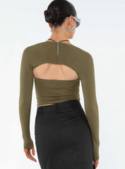 Deandra Top Olive
